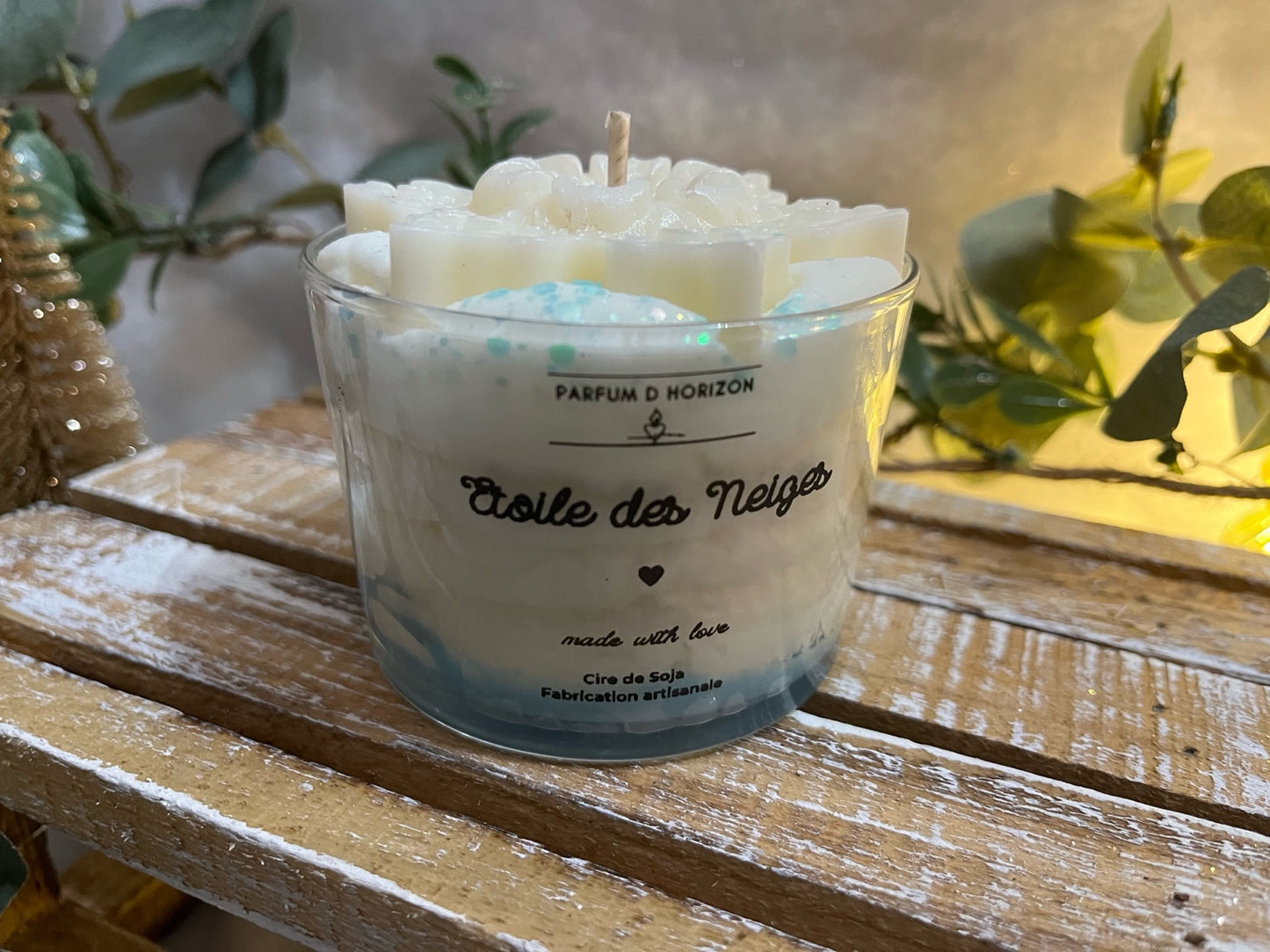 Bougie “Étoile des Neiges”