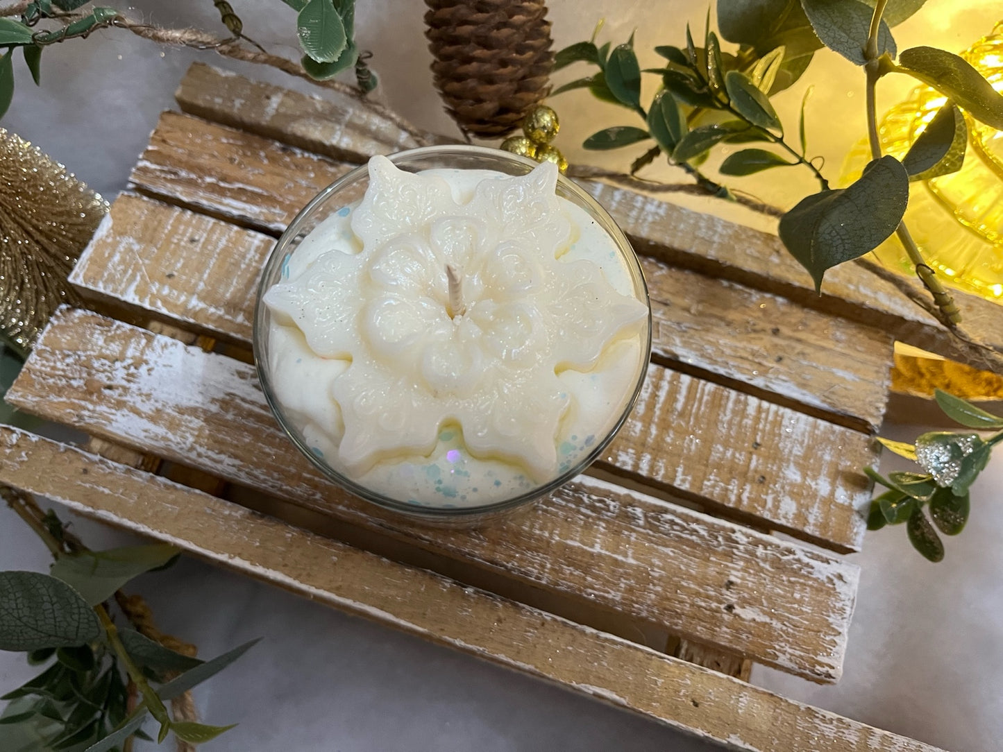 Bougie “Étoile des Neiges”