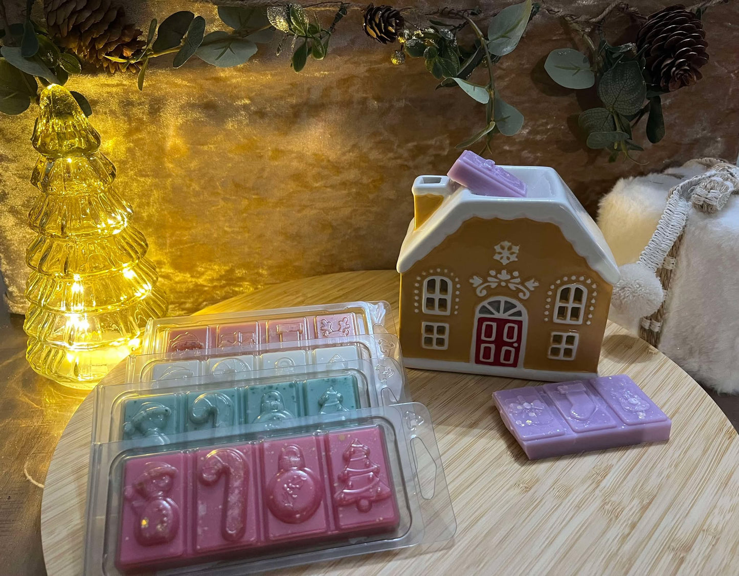 Tablette de Fondants parfumés de Noël – 50 g ( parfum au choix )