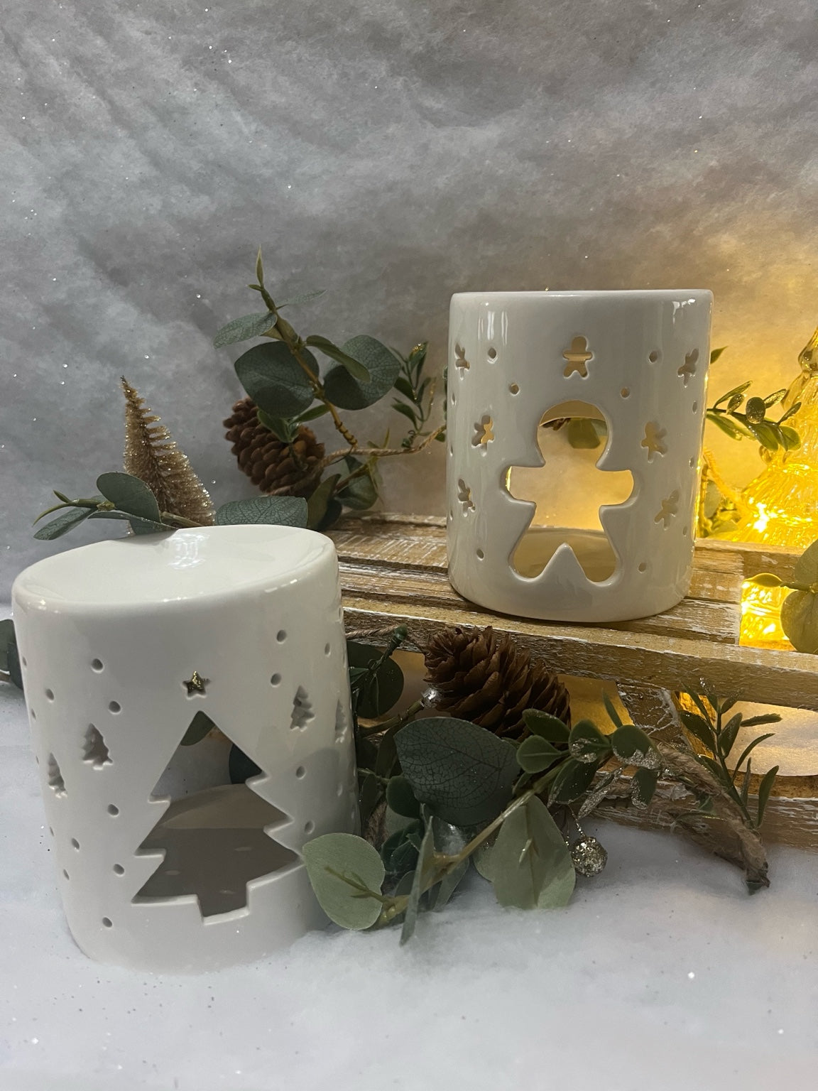 Bruleur " Bonhomme de pain d'épices " ou "Sapin de Noel"