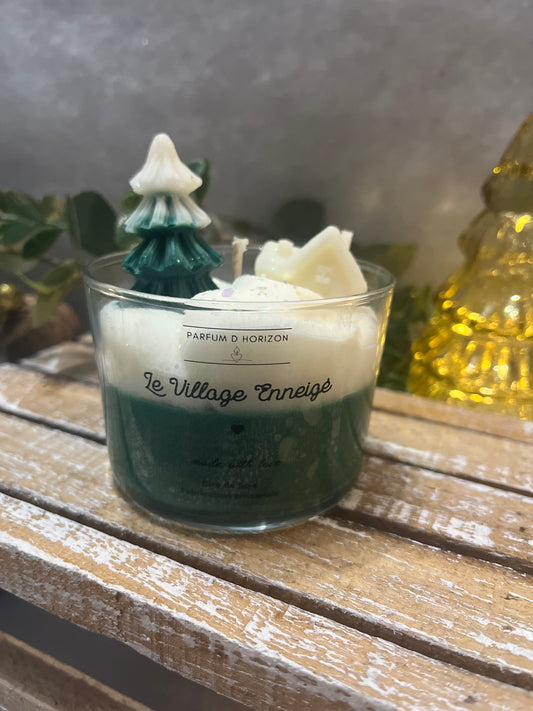 Bougie parfumée – Le Village enneigé
