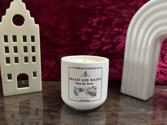 Bougie parfumée artisanale – Malo les Bains Brise des Dunes