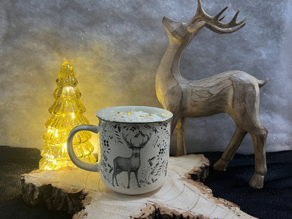 Bougie “Noël Cocooning” – Tasse Enchantée