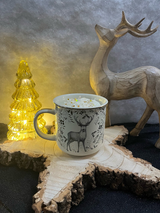 Bougie “Noël Cocooning” – Tasse Enchantée