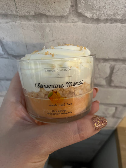 🍊 Bougie gourmande Clémentine Monoï