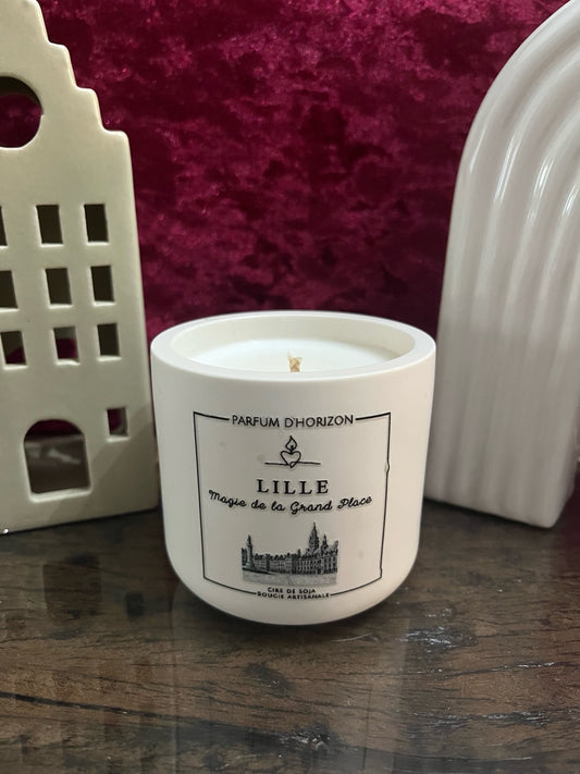 Bougie parfumée artisanale – Lille Magie de la Grand Place