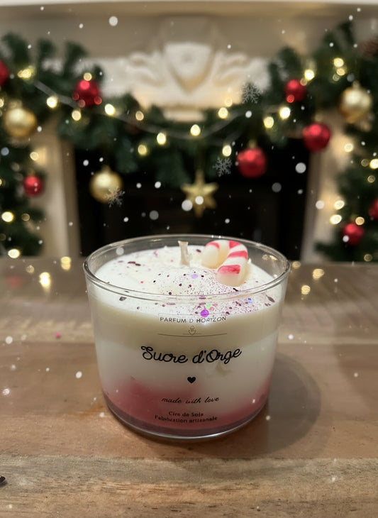 🎄 Bougie Sucre d’Orge