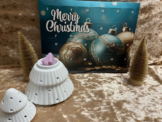 Calendrier parfumé de Noël – Fondants artisanaux (modèle Boule de Noël)