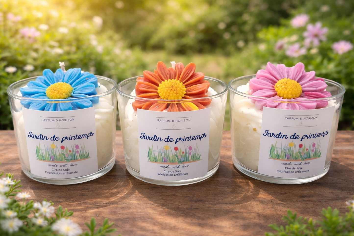 Bougie parfumée Jardin de Printemps