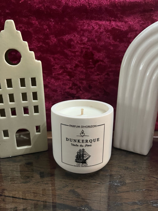 Bougie parfumée artisanale – Dunkerque Voile du Port