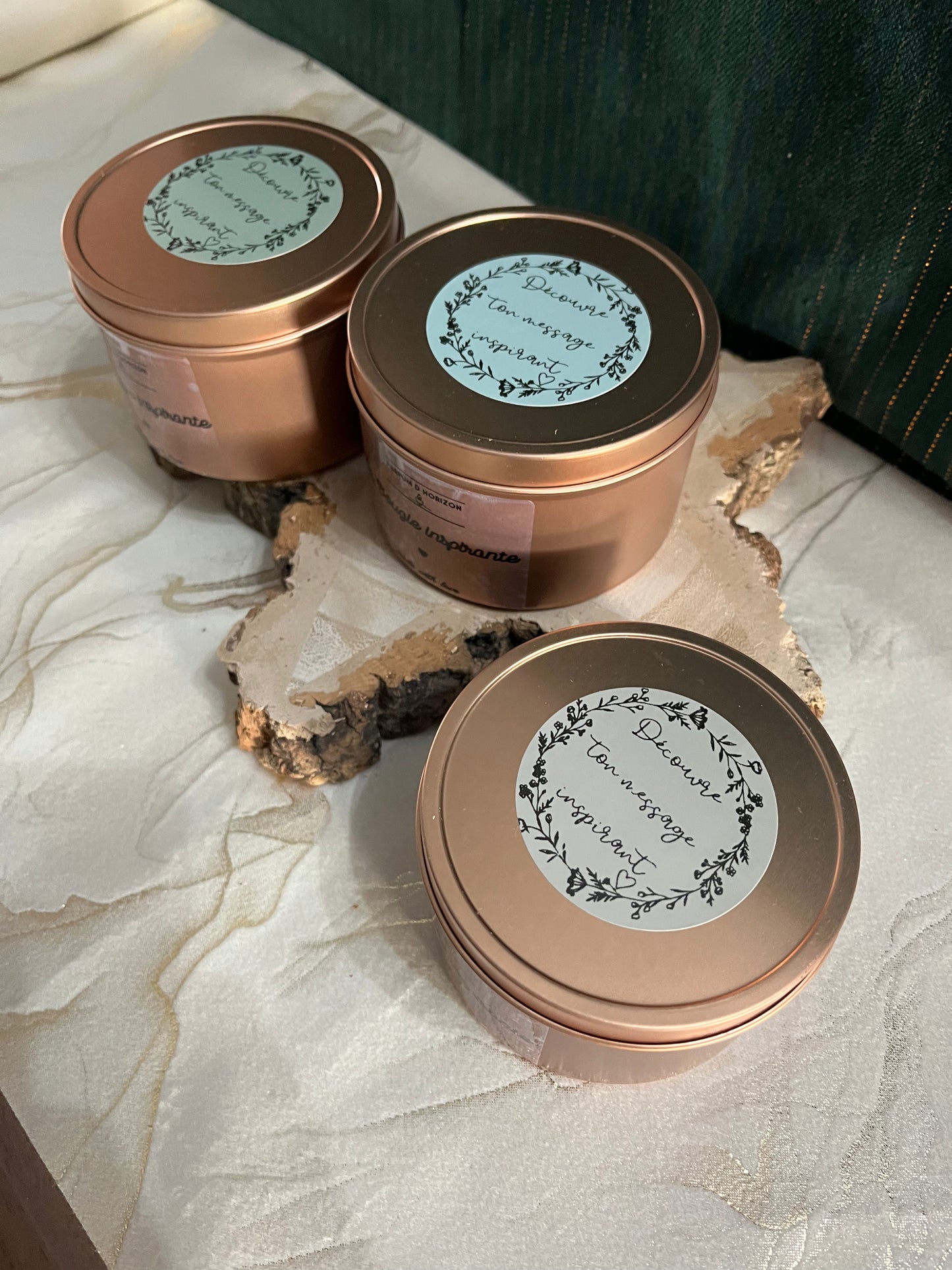 Bougie Inspirante - message au choix ou au hasard