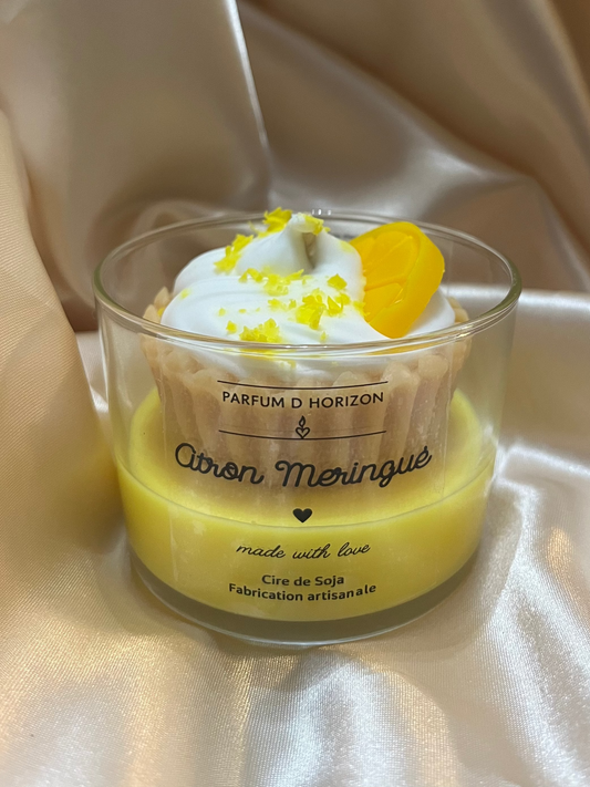 🍋 Bougie gourmande Citron Meringué