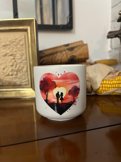 🌹 Bougie parfumée – L’instant douceur à deux (version homme/femme)