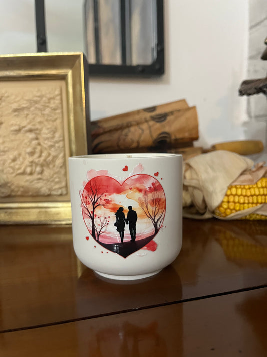 🌹 Bougie parfumée – L’instant douceur à deux (version homme/femme)