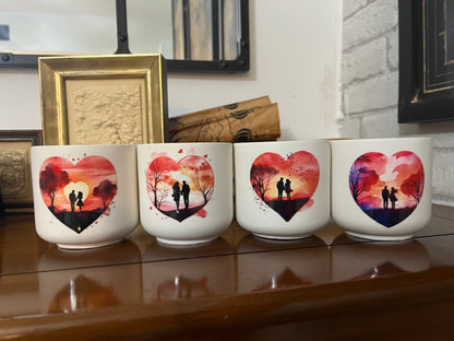 🌹 Bougie parfumée – L’instant douceur à deux (version homme/femme)