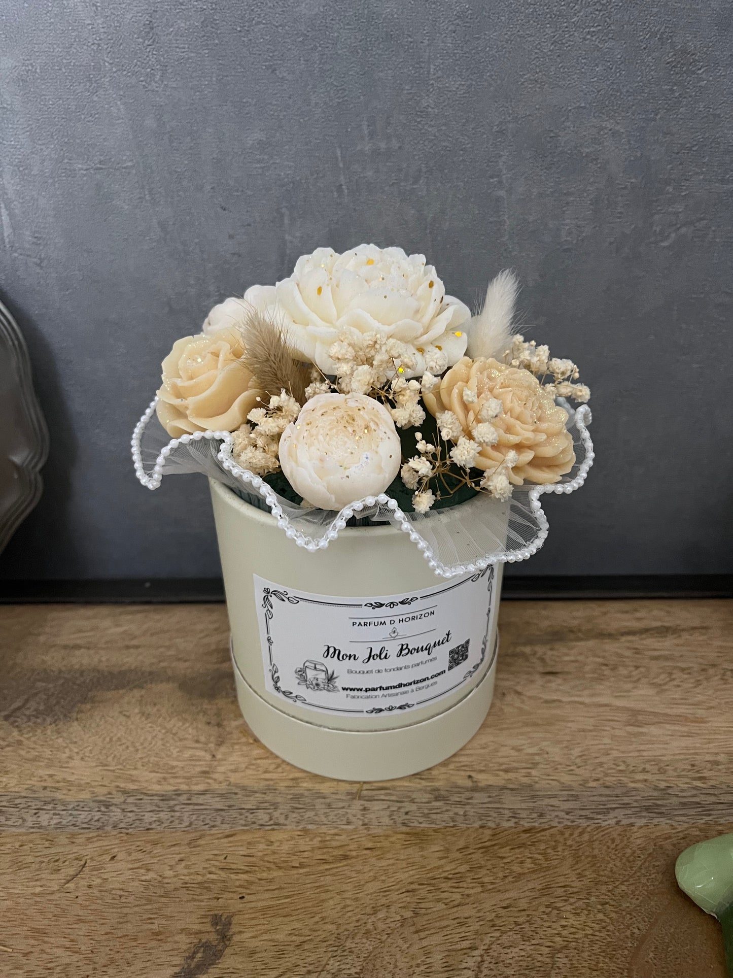 Mon joli bouquet - Léonor ( parfum cachemire et soie ) modèle unique