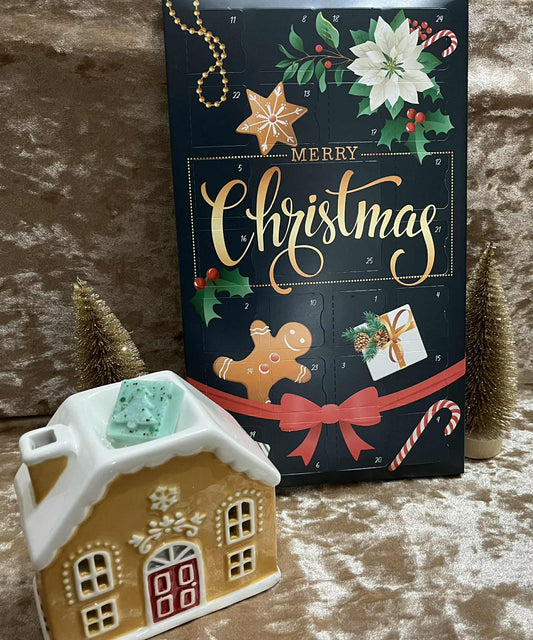 Calendrier parfumé de Noël – Fondants artisanaux (modèle pain d'épices)